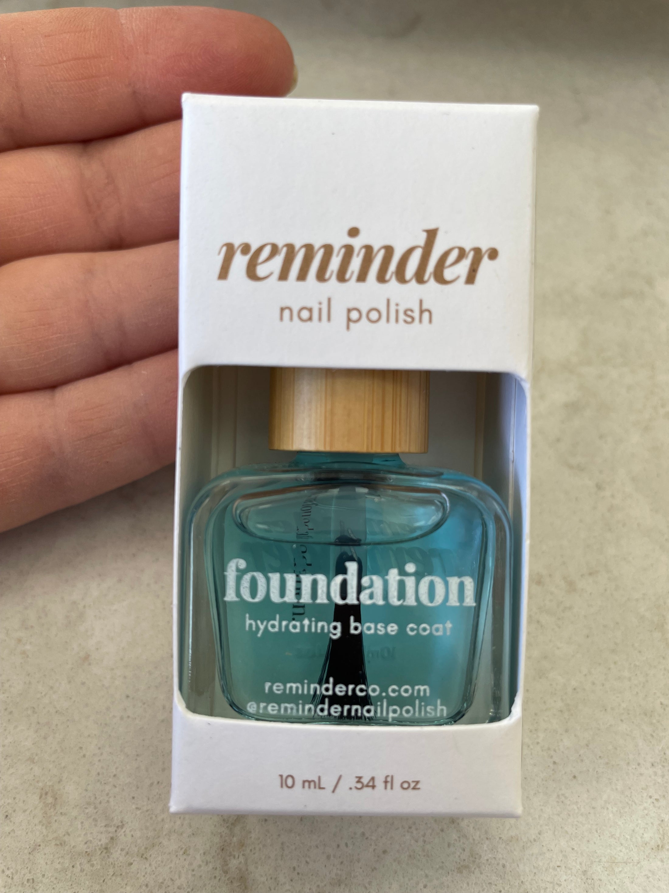 Reminder Nail Polish Prep and Care