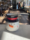 Load image into Gallery viewer, Ceramic Snowman Planter
