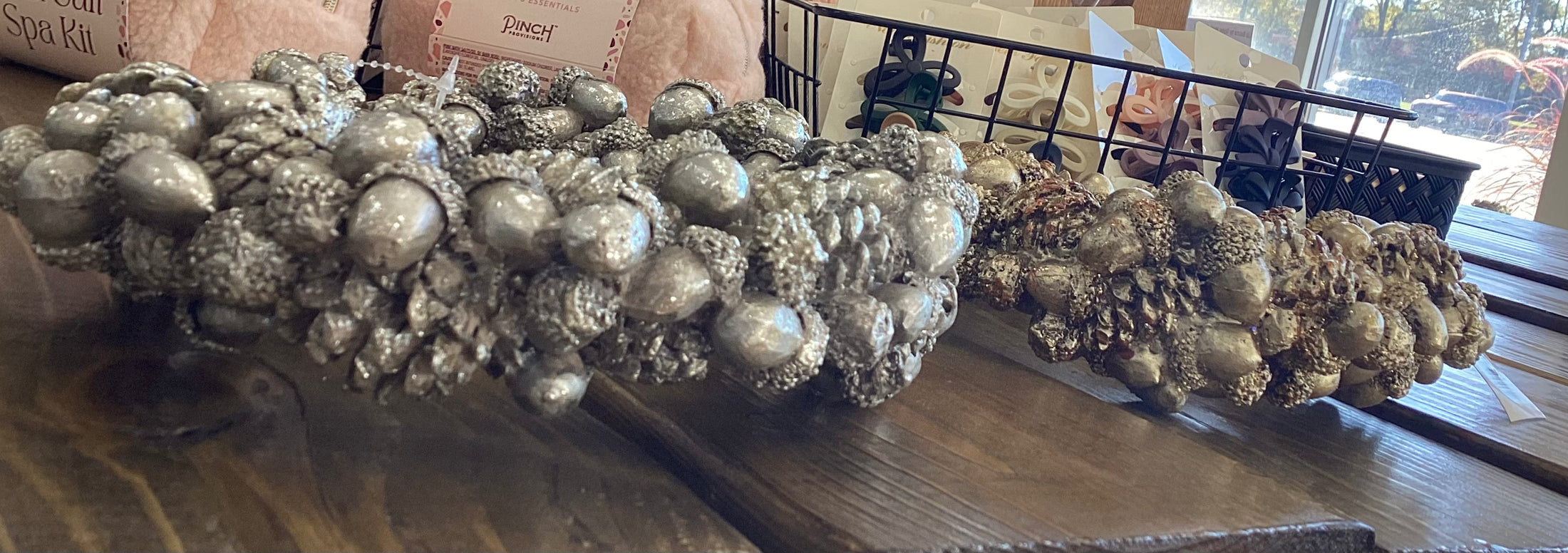 Ceramic Tabletop Candle Wreath