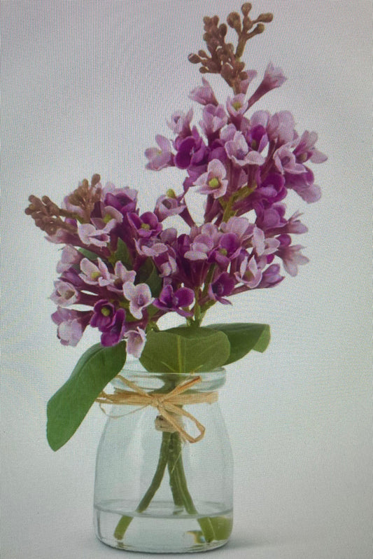 Artificial Lilac Arrangement