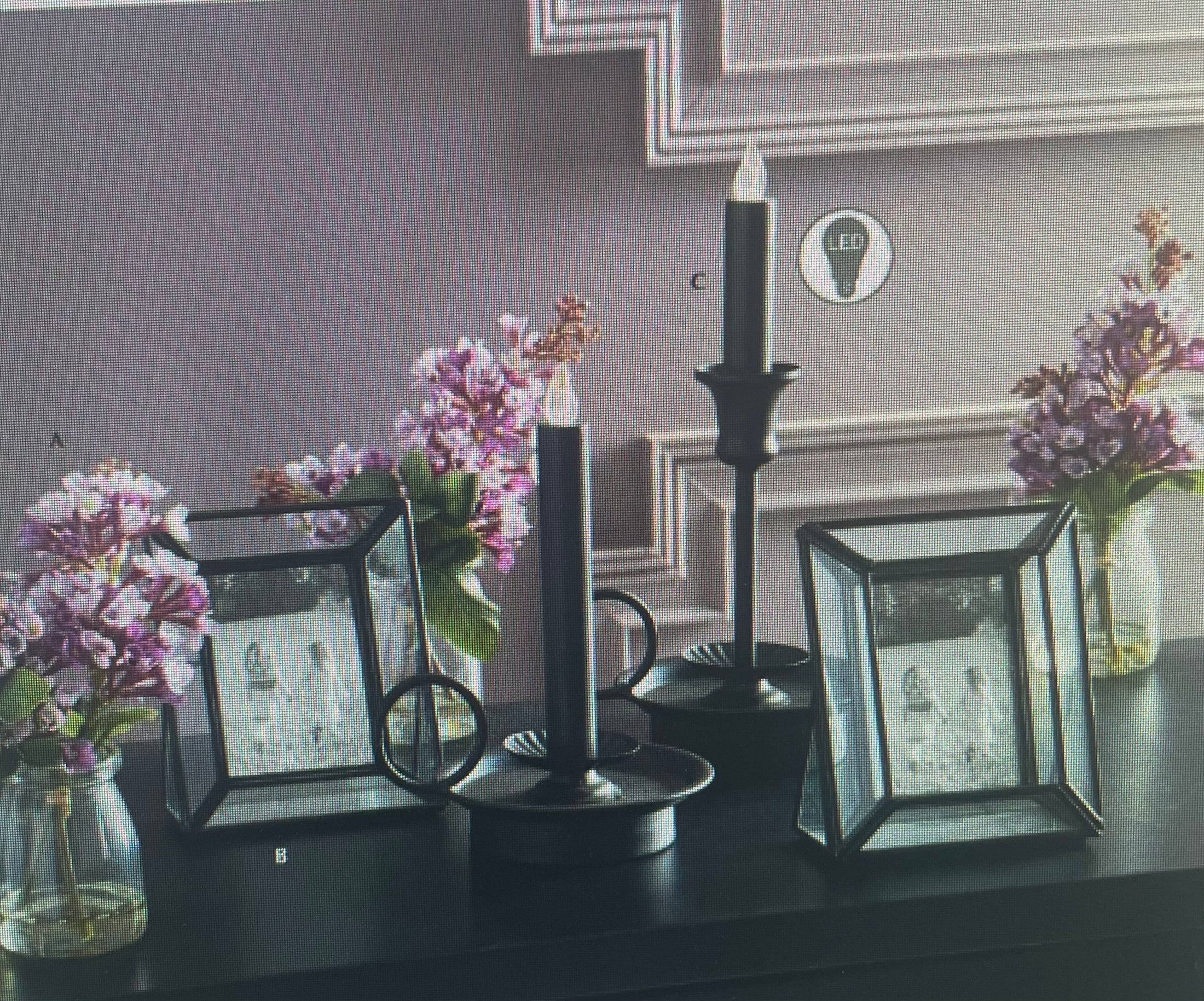 Artificial Lilac Arrangement