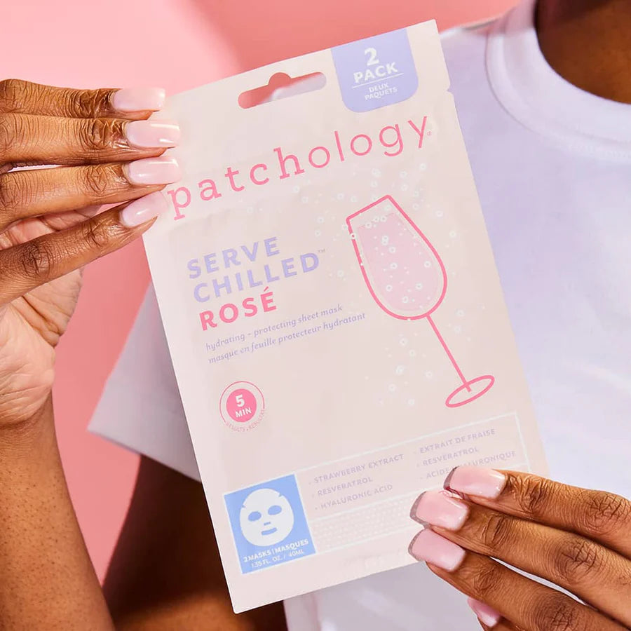 ROSÉ SERVE CHILLED
hydrating + protecting sheet mask