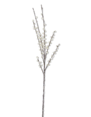 Iced White Berry Stem