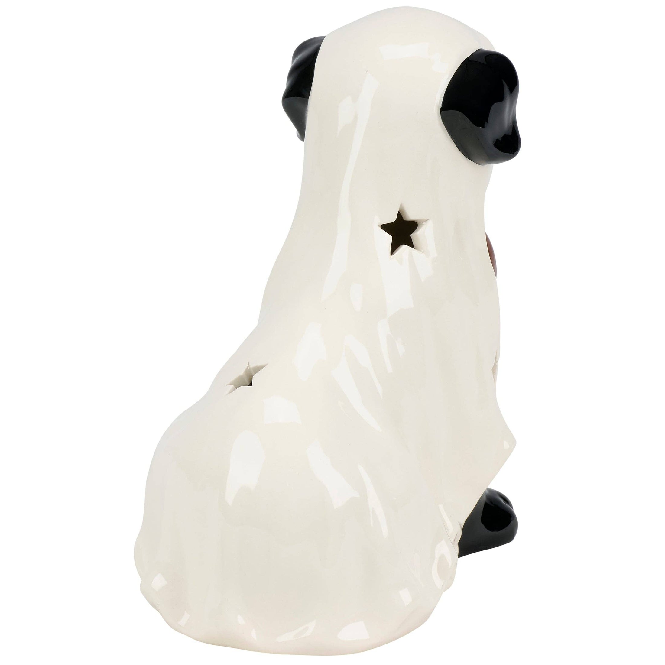 Lighted Ghost Dog Figurine