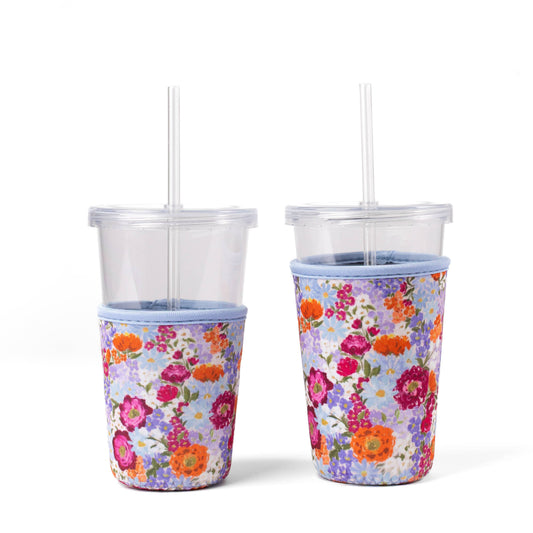 Primavera Drink Sleeve, Iced Coffee Koozie, Drink Cover