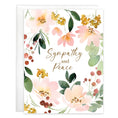 Load image into Gallery viewer, With Scripture Sympathy Greeting Card - Coral Blossoms
