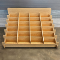 Load image into Gallery viewer, 24 Pocket Wooden Sticker Display Rack - Holds 500+ Stickers!
