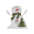 Load image into Gallery viewer, Joy (To All) Wooden Snowman Sitter
