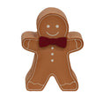Load image into Gallery viewer, Extra Chunky Wooden Bow Tie Gingerbread Sitter

