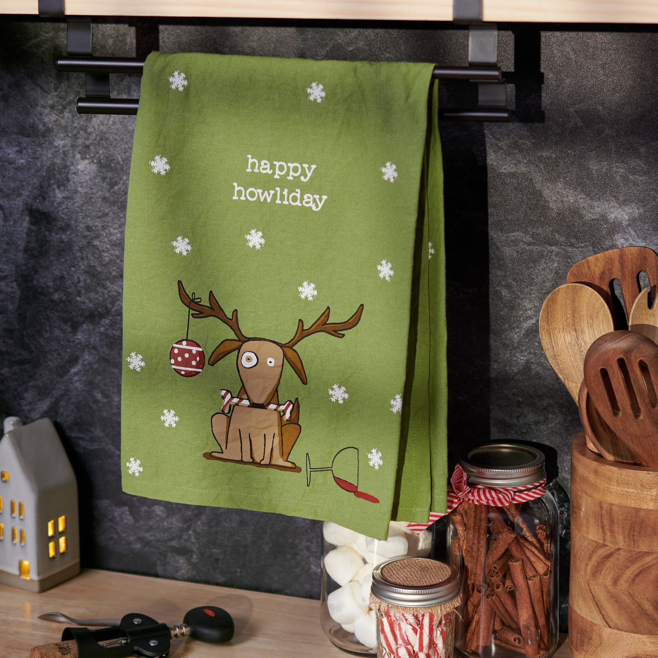 Happy Howliday Kitchen Towel