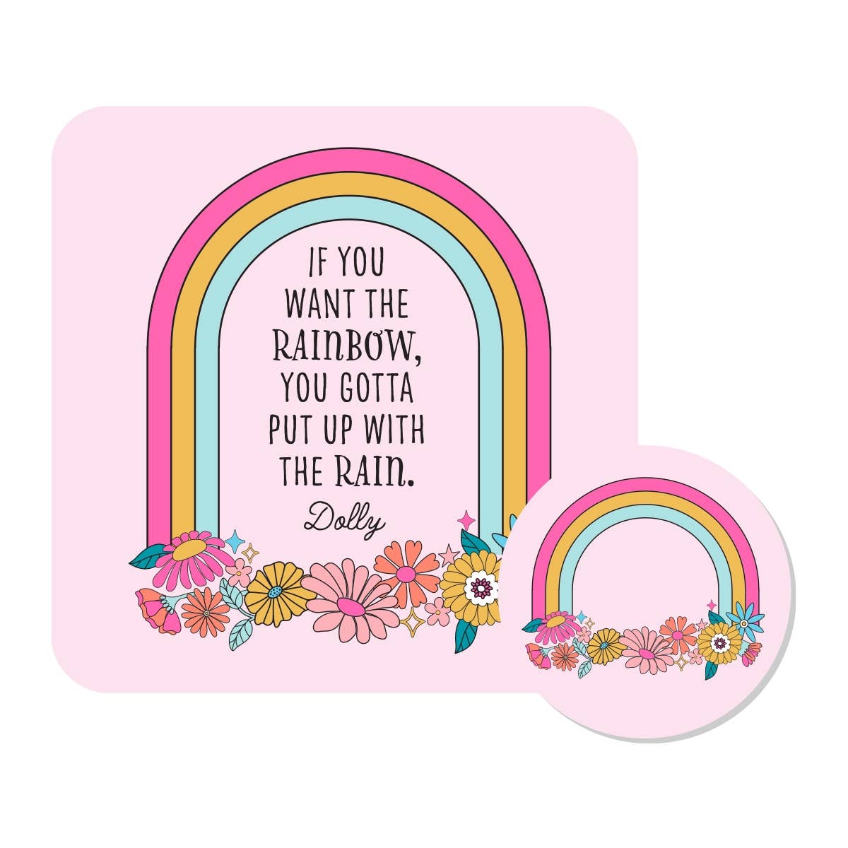 Dolly Rainbow Desk Set