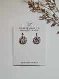 Load image into Gallery viewer, The Lil' Flower Dangles- Fall Polymer Clay Earrings
