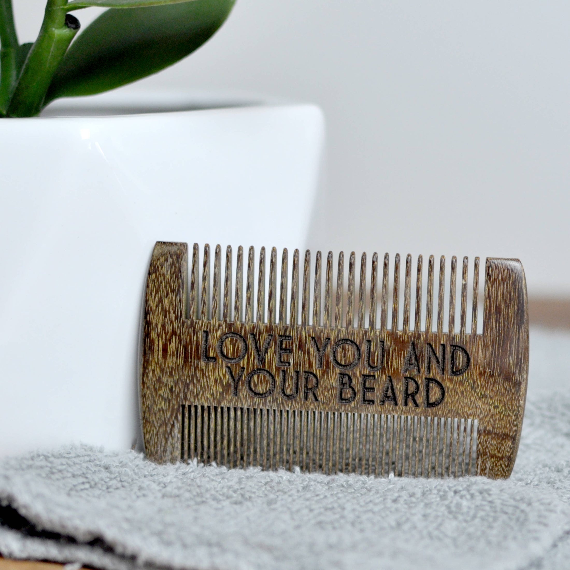 Beard Comb - Love You and Your Beard. Father's Day Fave!