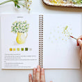 Load image into Gallery viewer, Flowers watercolor workbook
