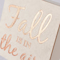 Load image into Gallery viewer, Fall Is In The Air Block Sign
