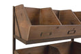 Load image into Gallery viewer, Industrial Wooden Bin Organizer with 7 bins
