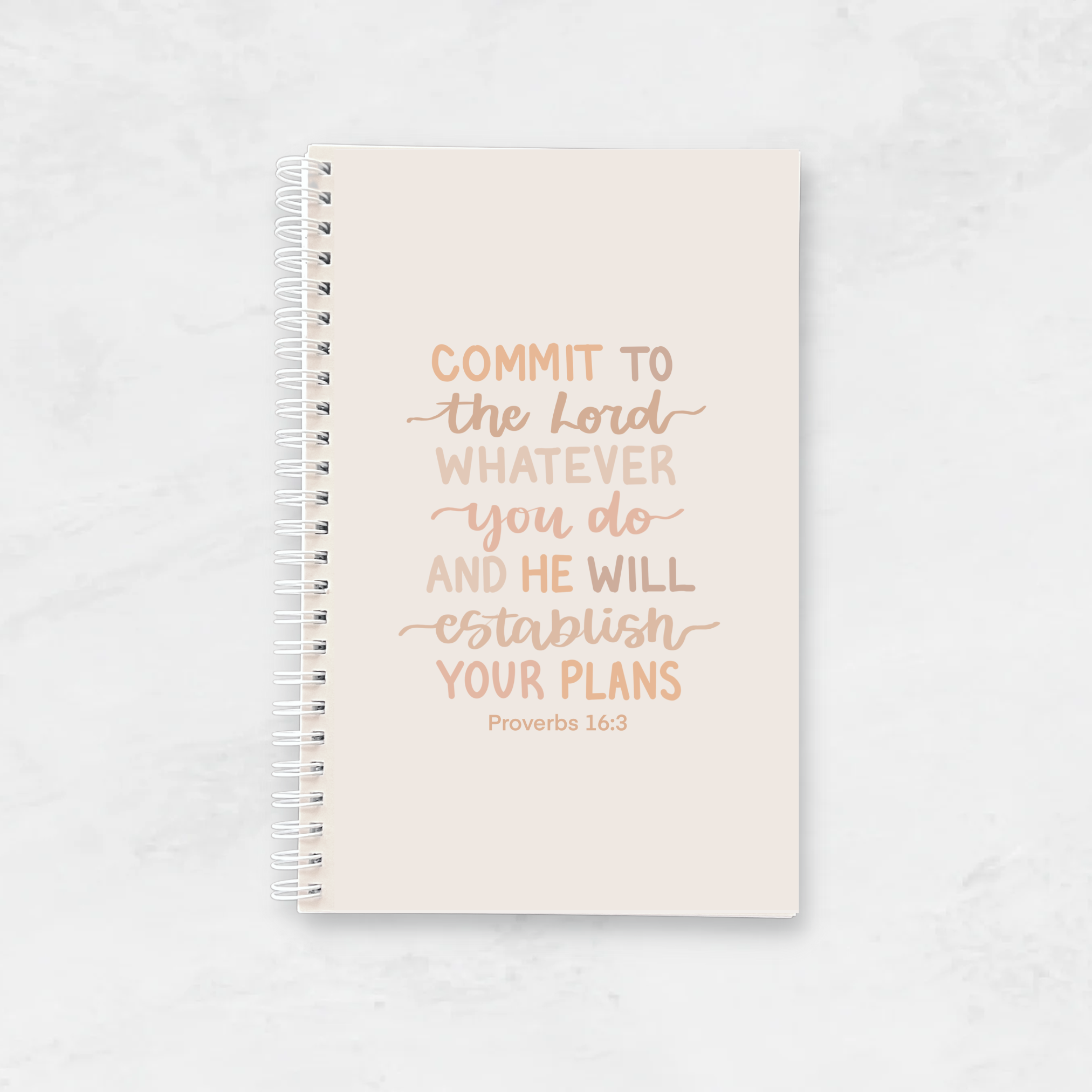 Notebook - Proverbs 16:3
