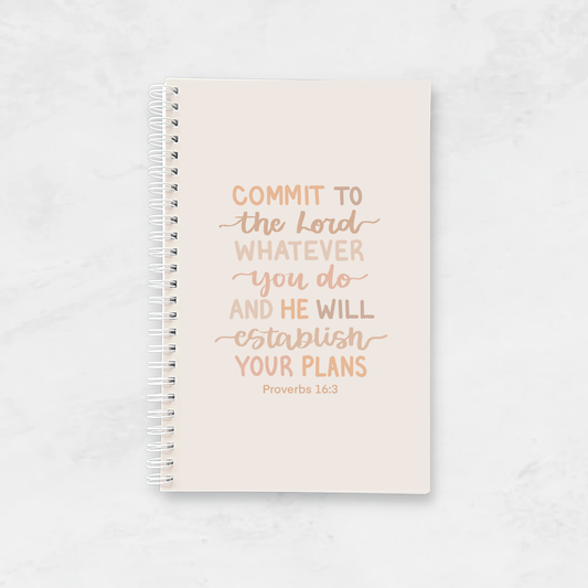 Notebook - Proverbs 16:3
