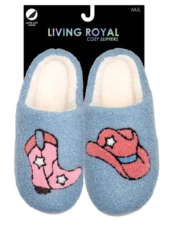 Indoor / Outdoor Slippers - Feminine Florals - Pink