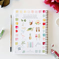 Load image into Gallery viewer, Tropical watercolor workbook
