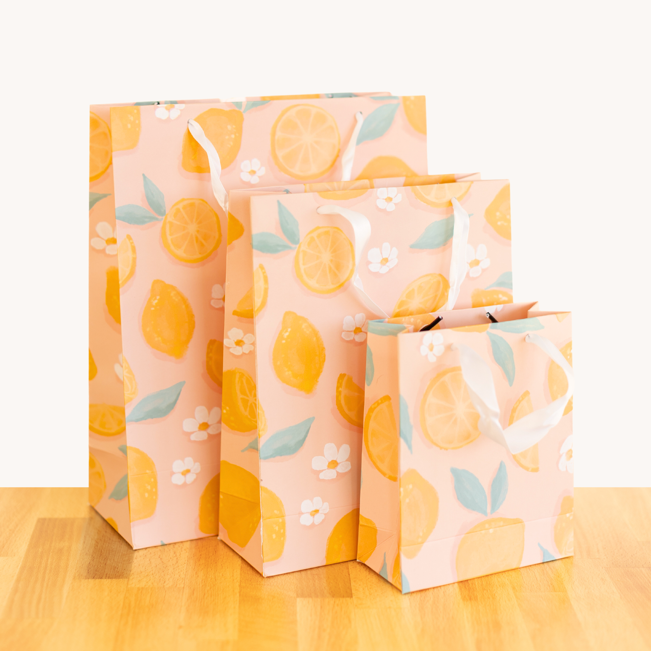 Painted Lemons Gift Bag