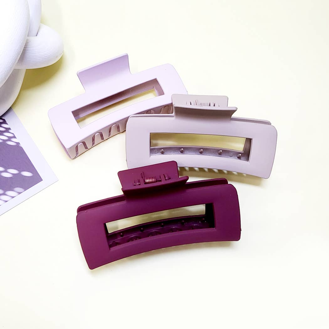 Matte Color Hair Claw Clip