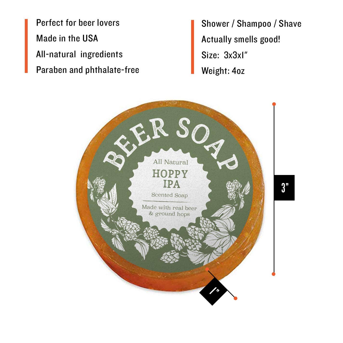 Beer Soap (Hoppy IPA)