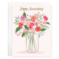 Load image into Gallery viewer, Anniversary Greeting Card - Charming Flower Vase
