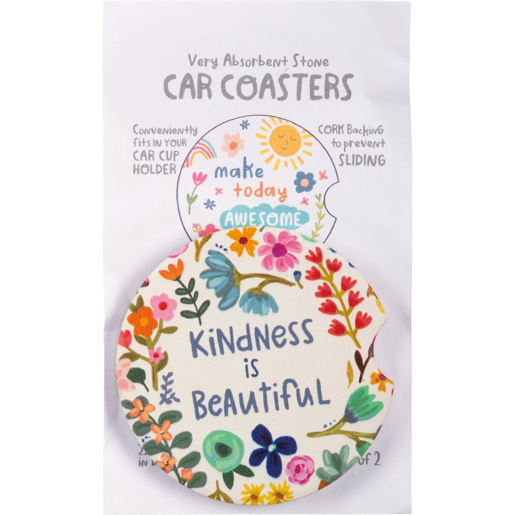Kindness Car Coasters