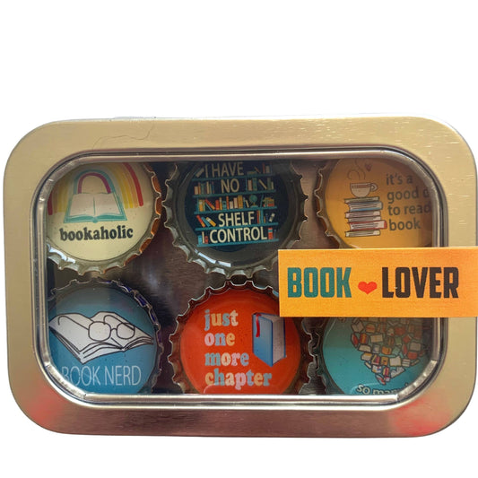 Book Lover Magnets - Handmade & Eco-friendly