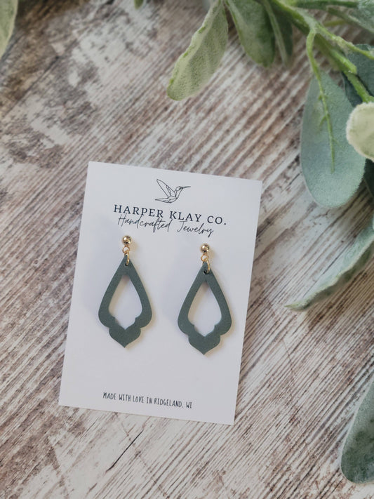 The Abigail Set- Polymer Clay Dangle Earrings