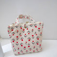 Load image into Gallery viewer, Cosbai - Corduroy Tulip Print Small Tote Bag
