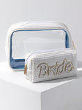 Load image into Gallery viewer, “Bride” Cosmetic Bag (Set of 2)
