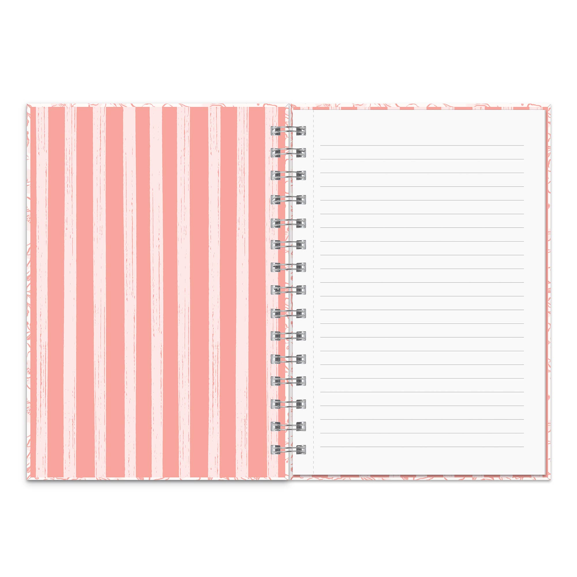 Blushing Blooms Oliver Notebook with Pen Pocket
