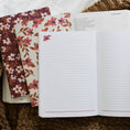Load image into Gallery viewer, Stitched Journal Set | Burgundy Blooms

