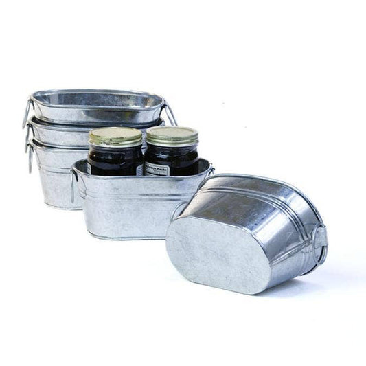6 inch galvanized Oval Tub