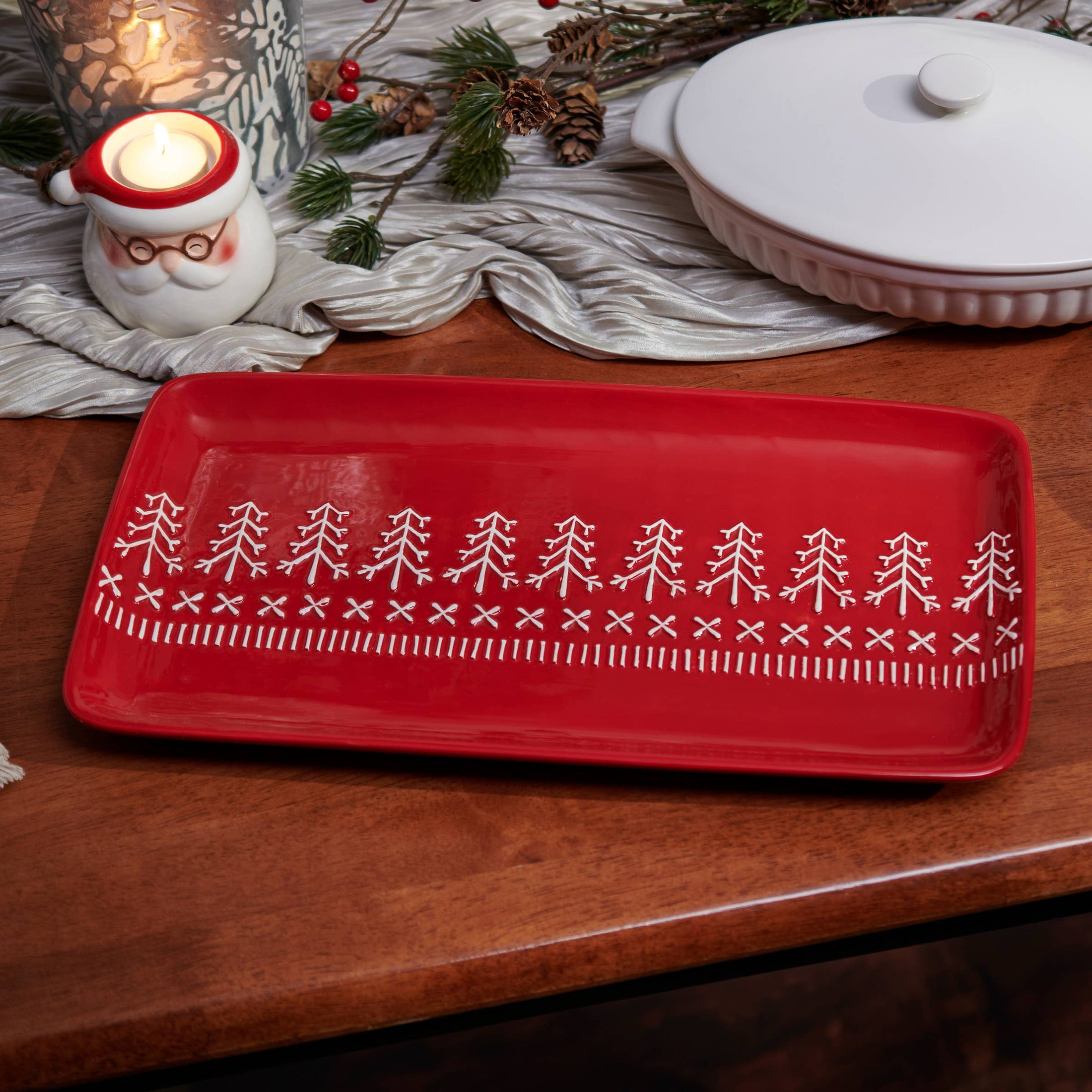 Rectangular Nordic Tree Platter