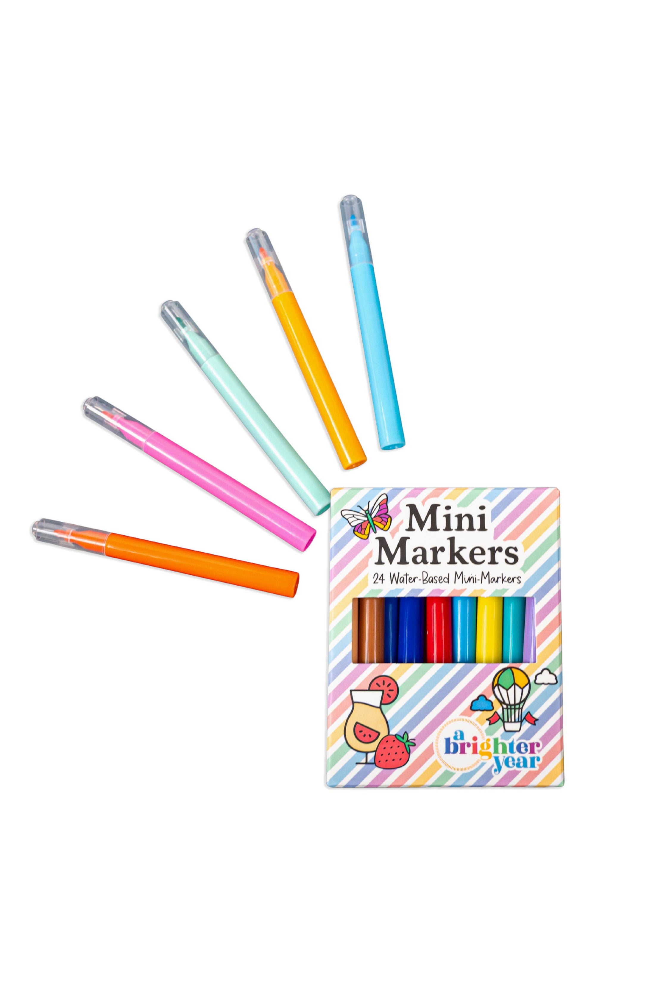Mini Markers - 24 Water Based Mini Markers