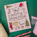 Load image into Gallery viewer, Merry Bookmas Holiday Coloring Book
