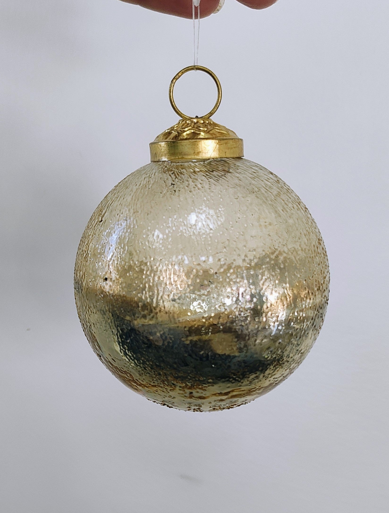 Gold Kugle Style Ornament