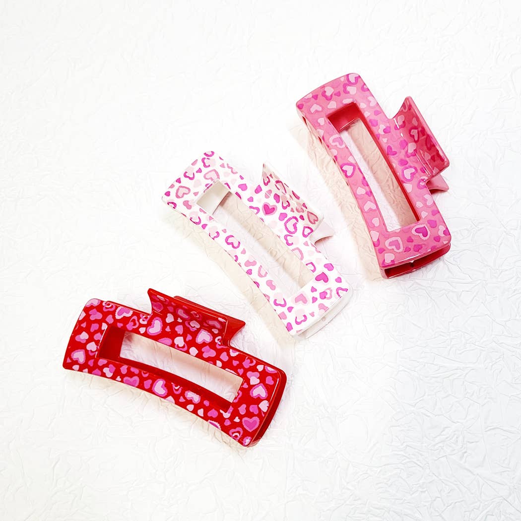Valentines Day Heartthrob Hair Claw Clip