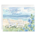 Load image into Gallery viewer, Retirement Greeting Card - Adirondack Chairs and Flowers
