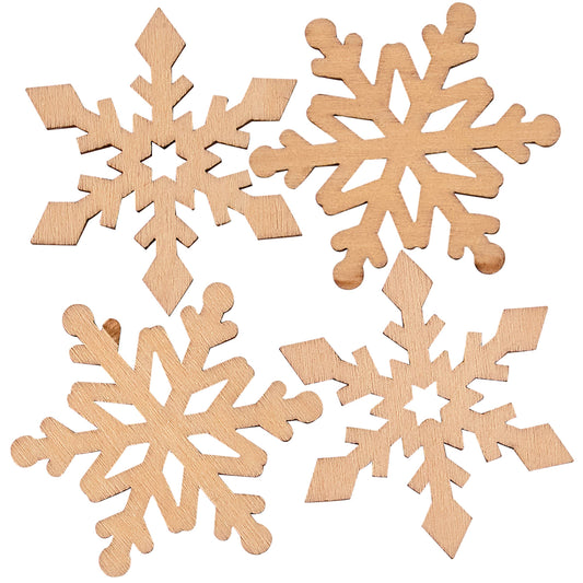 Wooden Snowflake Set