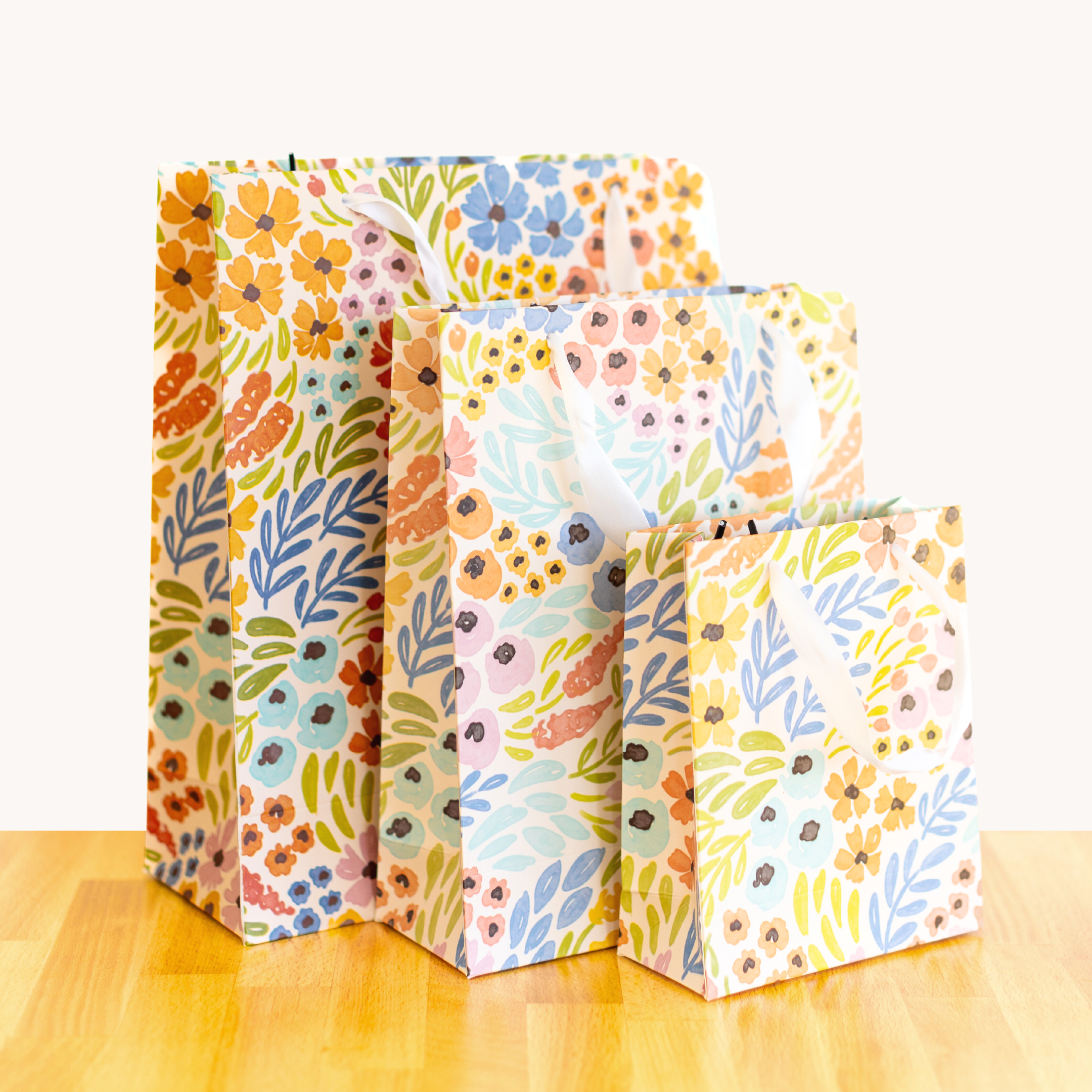 Pastel Wildflower Gift Bag