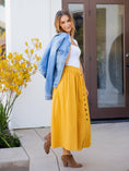 Load image into Gallery viewer, The Reed Pleated Midi Skirt
