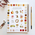 Load image into Gallery viewer, Autumn watercolor workbook
