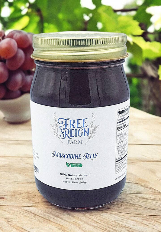 Muscadine Jelly. All Natural.