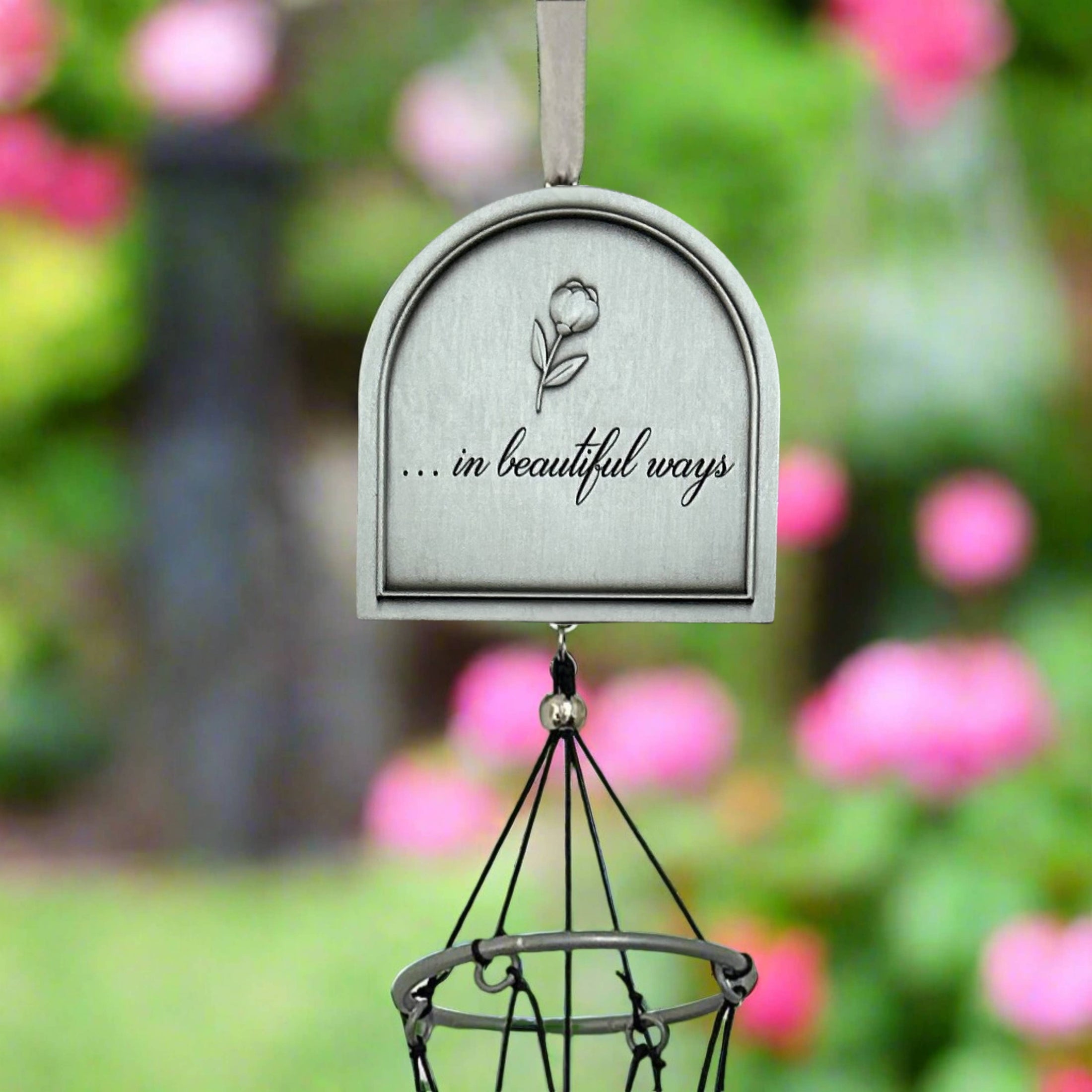 Memorial Garden: Love Blooms Sympathy Windchime - 9004
