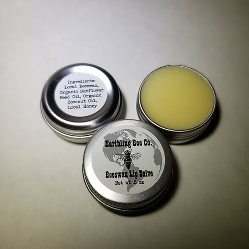 Beeswax lip salve