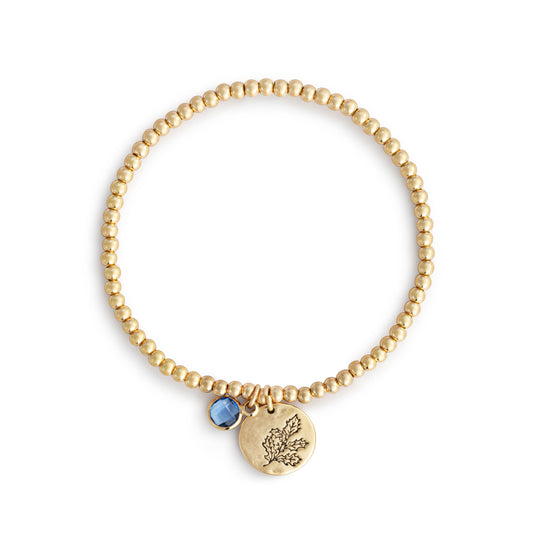 Birthstone Charm Bracelet - December